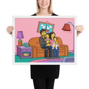 MeTooned Framed Poster